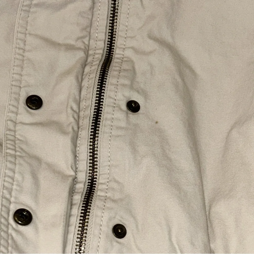 GAP Girl's Cream Full Zip Sherpa Lined Jacket Size Large 10/12